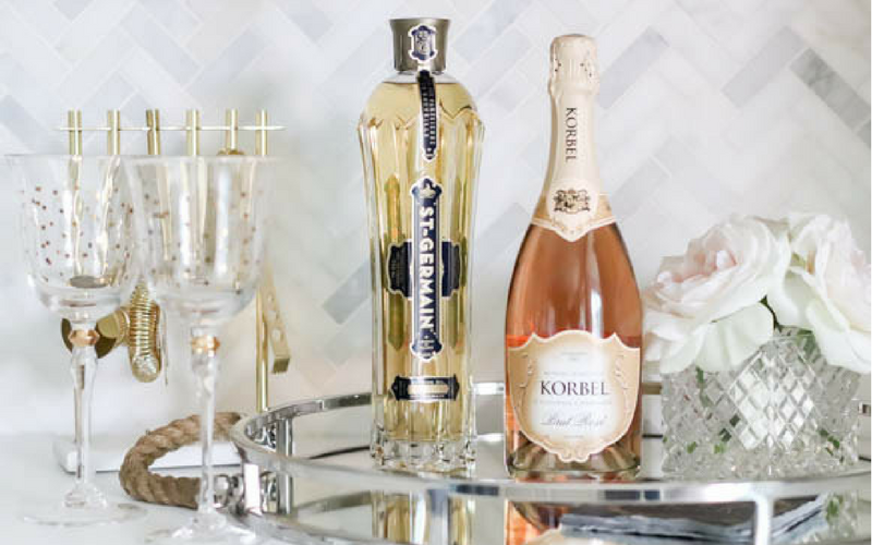 New Years Eve Toast with Just 2 Ingredients: Champagne and St. Germain