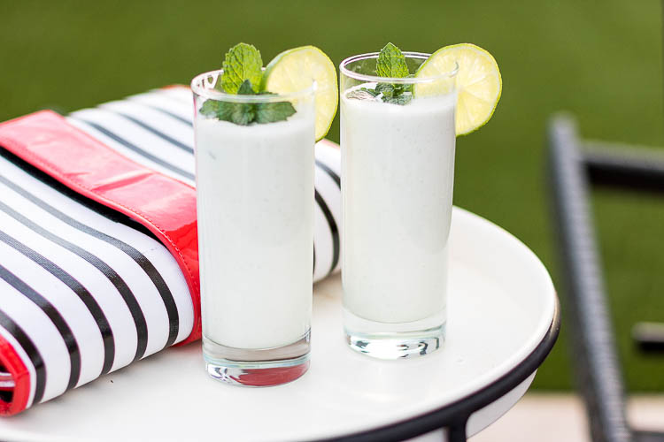 Creamy Frozen Blended Mojito: This Summer Go Nuts with Captain Morgan Loconut